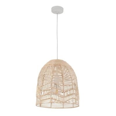 Rota Interior Ellipse Rattan Pendant Light