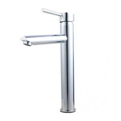 Echo Round Chrome Basin Mixer Tall