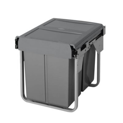 Domestique 40L Twin Slide Out Concealed Waste Bin
