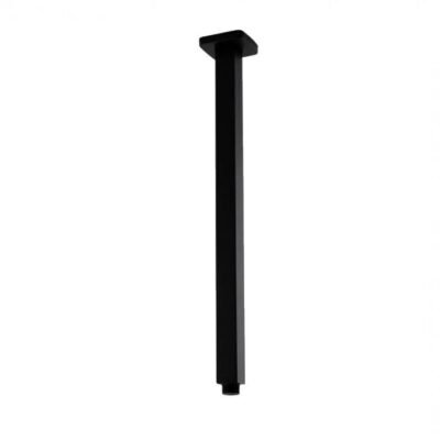 Blaze Square Black Ceiling Shower Arm 400mm