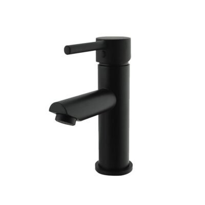 Echo Round Matte Black Basin Mixer