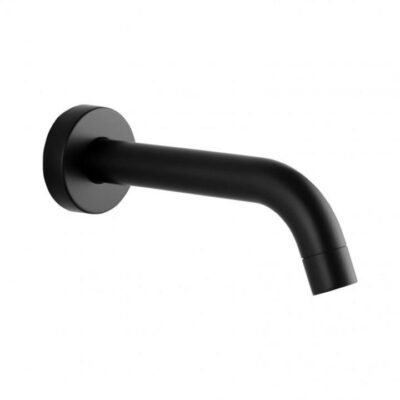 Echo Round Matte Black Bathtub/Basin Wall Spout