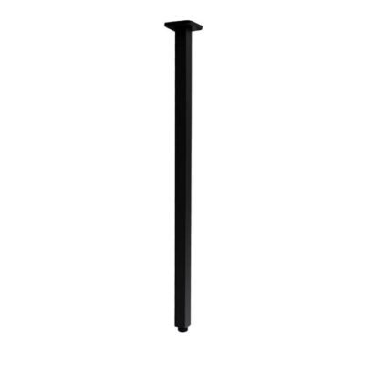 Blaze Square Black Ceiling Shower Arm 600mm