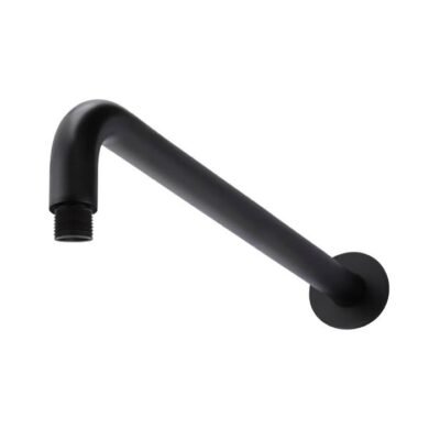 Round Brass Curved Shower Arm