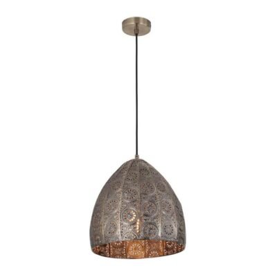 Sari Interior Patterned Ellipse Pendant Light