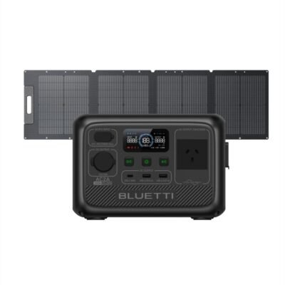 BLUETTI AC2A: Your Travel Companion for On-the-Go Power, AC2A+PV120D | 300W, 204Wh 120W Solar Kit