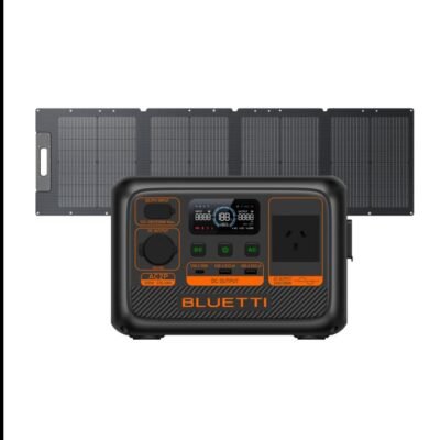 BLUETTI AC2P Portable Power Station | 300W 230.4Wh, AC2P+PV120D | 300W, 230.4Wh 120W Solar Kit