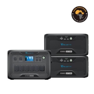 BLUETTI AC500 + B300S | Solar Generator Kits, AC500+2*B300S | 5000W, 6144Wh Power Kit
