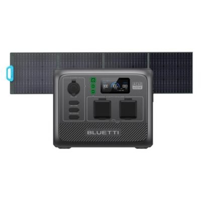BLUETTI AC60 Portable Power Station | 600W 403Wh, AC60+PV200 | 600W, 403Wh, 200W Solar Kit