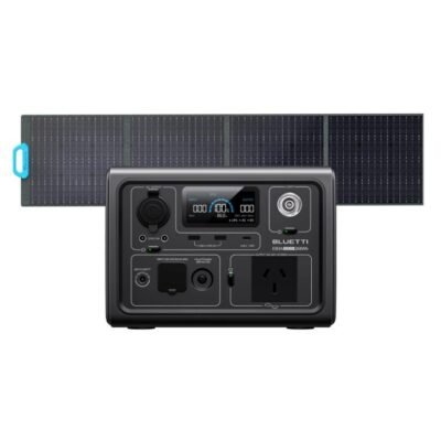 BLUETTI EB3A Portable Power Station | 600W 268Wh, EB3A+PV200 | 600W, 268Wh, 200W Solar Kit
